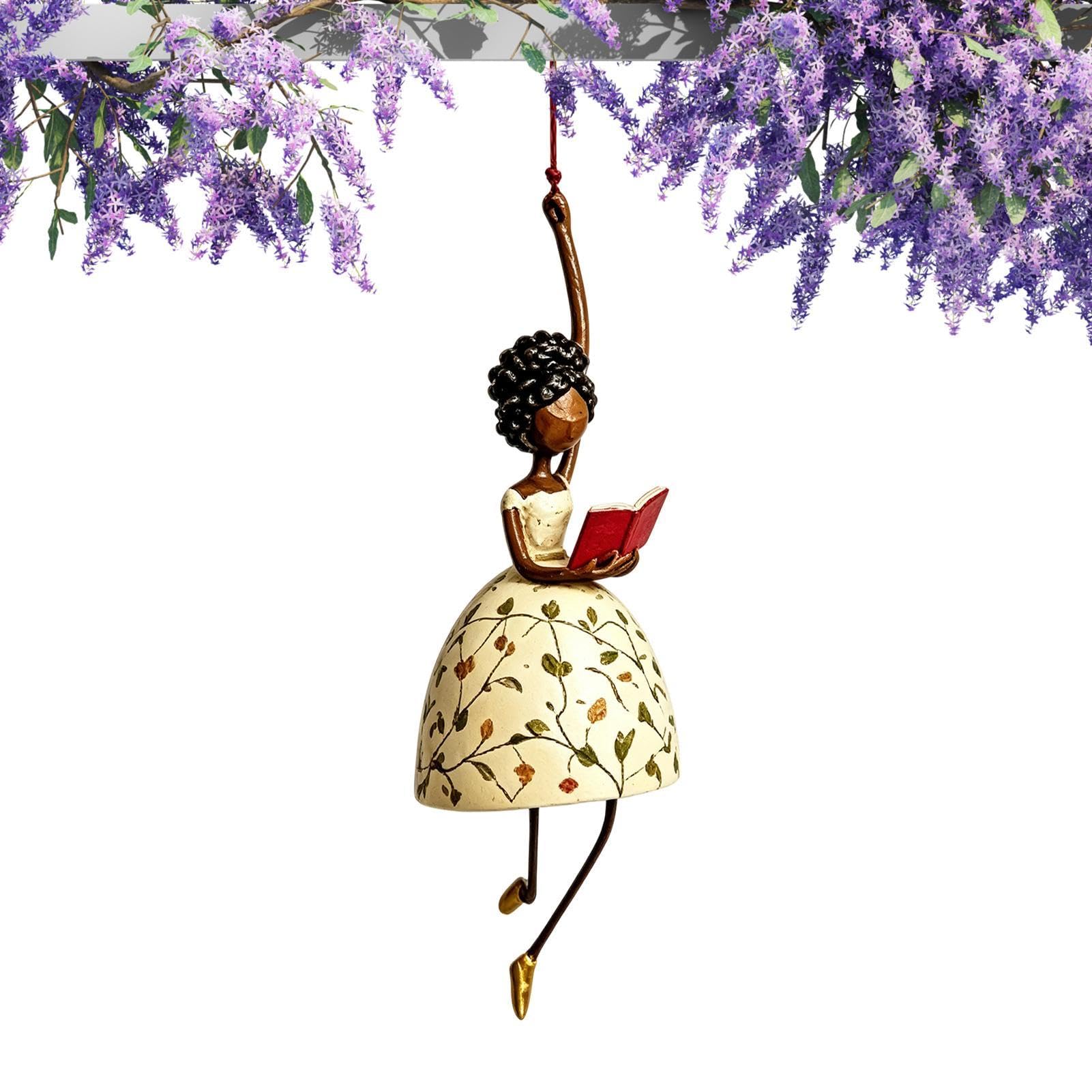 Whimsical Decor Vintage Dancing Lady Hanging, Art Wind Powered Decor โ image 1