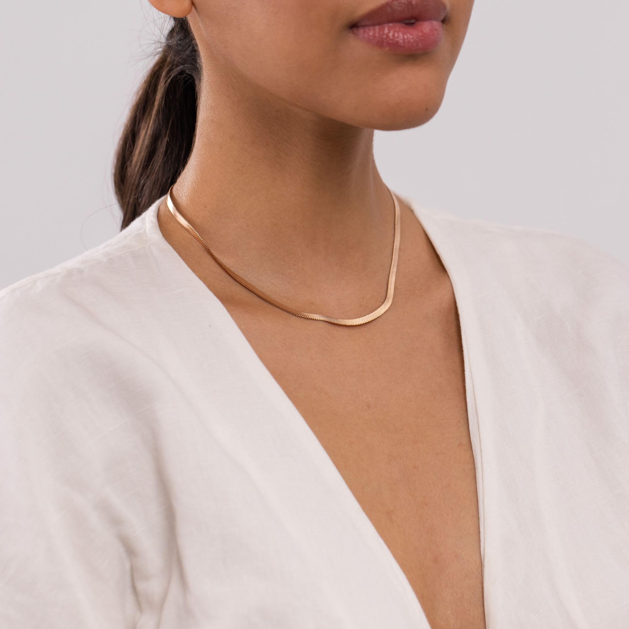 Purelei® I'lalo Choker – elegancki łańcuszek ze stali nierdzewnej – regulowana długość 35/40 cm – biżuteria inspirowana Hawajami – zaprojektowany w Niemczech