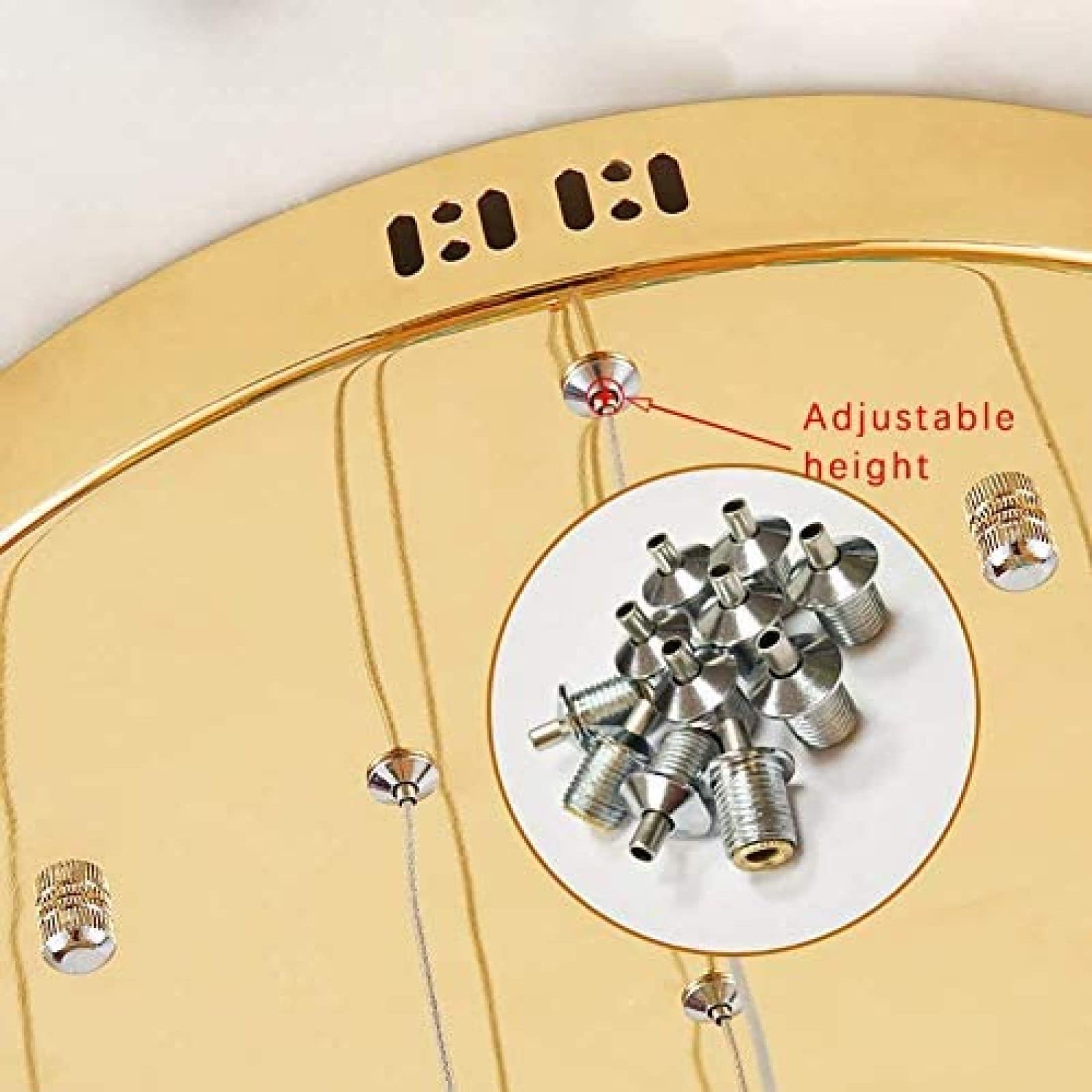 Lámpara Colgante de Techo con Forma de Gota de Lluvia y Globo de Vidrio soplado a Mano, 12 Luces, Altura Ajustable, Casquillo E27, Ideal para Comedor, Sala de Estar y Cocina. Longi
