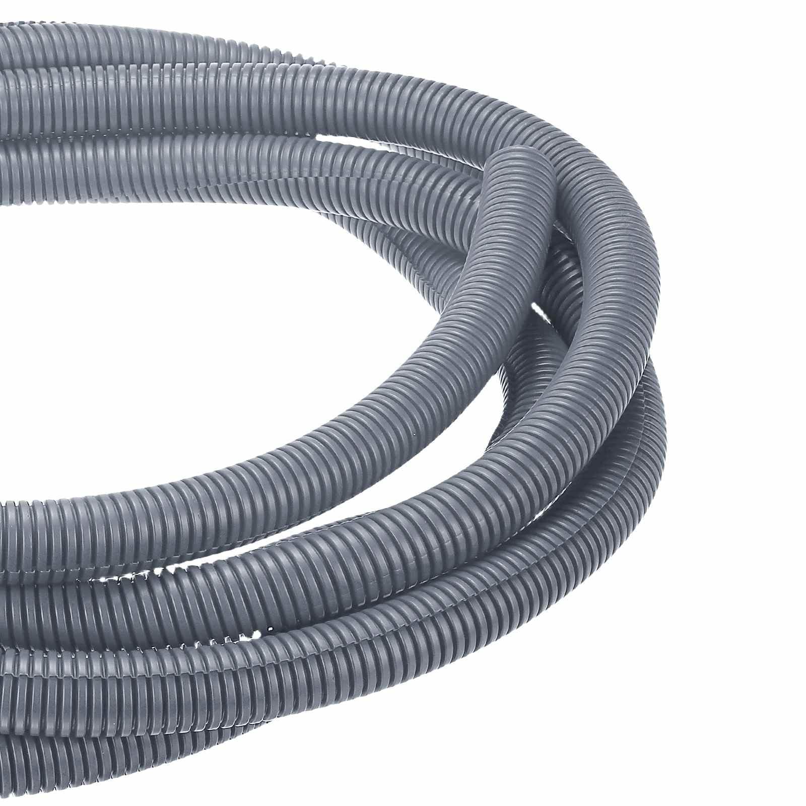 DMiotech 20ft Wire Loom Split Tubing 1 Inch(25.4mm) ID Gray