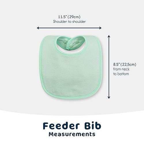 Miniatura 2 de Tiny Twinkle Paquete de 8 Baberos para Bebés para Babeo y Dentición – Baberos Impermeables y Absorbentes para Bebé Niña y Niño, Juego de Baberos Boy