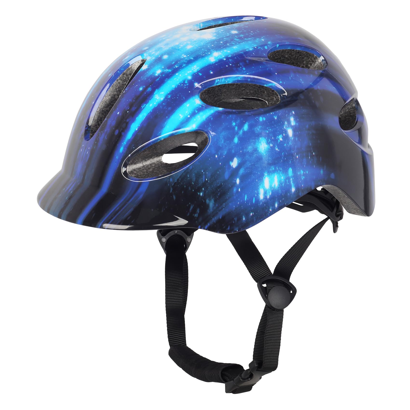 Kids/Youth Bike Helmet for Boys Girls and Teens, Adjustable and Multi-Sport for Bicycle, Kick Scooter, Skateboard, Roller/Inline Skate (Galaxy)