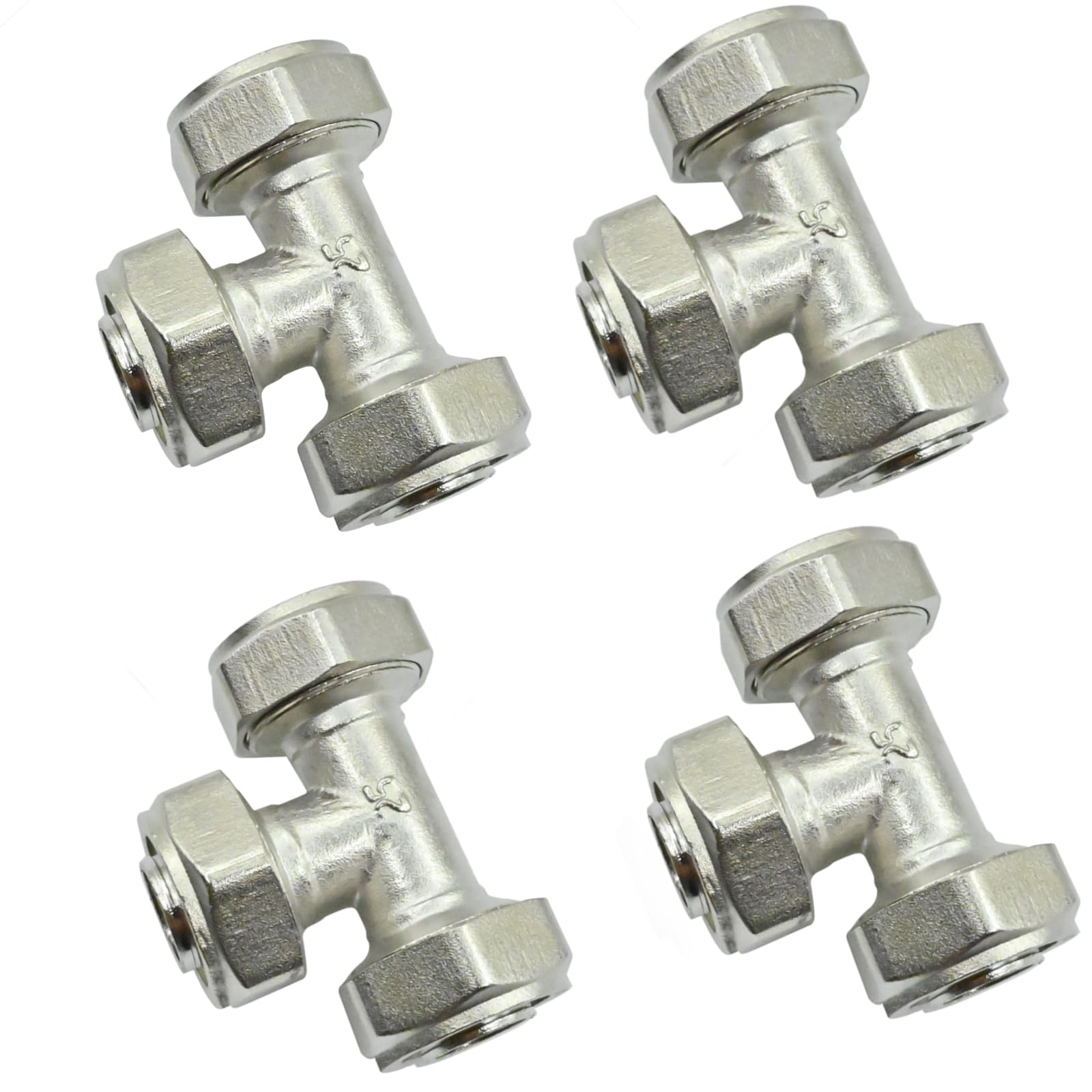 (4 PACK) 3/4" For RapidAir MaxLINE Kit M7500 Compressed Air Piping Tee M8011 Fitting maxline Rapid Air