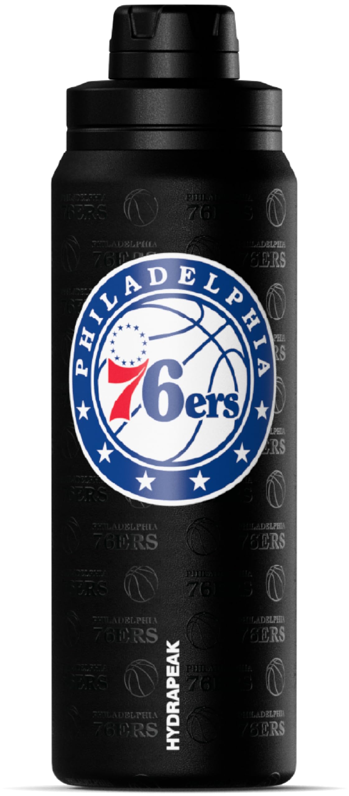 Hydrapeak x NBA Officially Licensed Philadelphia 76ers 26 oz Active Water Bottle with Chug Lid and Handle Reusable Stainless Steel Double Wall Insulated Sports Gift