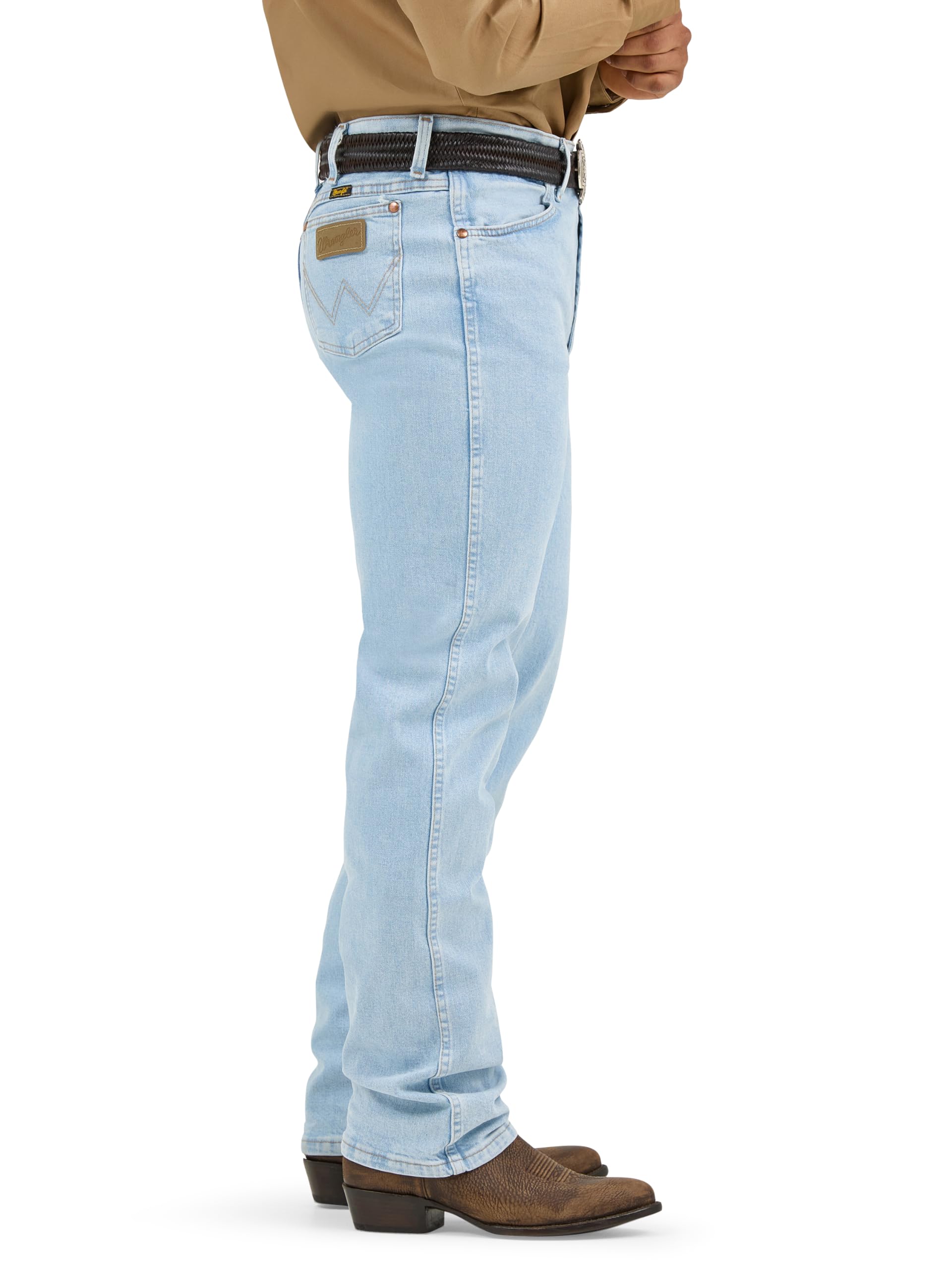 Wrangler Jeans da Uomo Classic Fit, Candeggina., W42 / L30