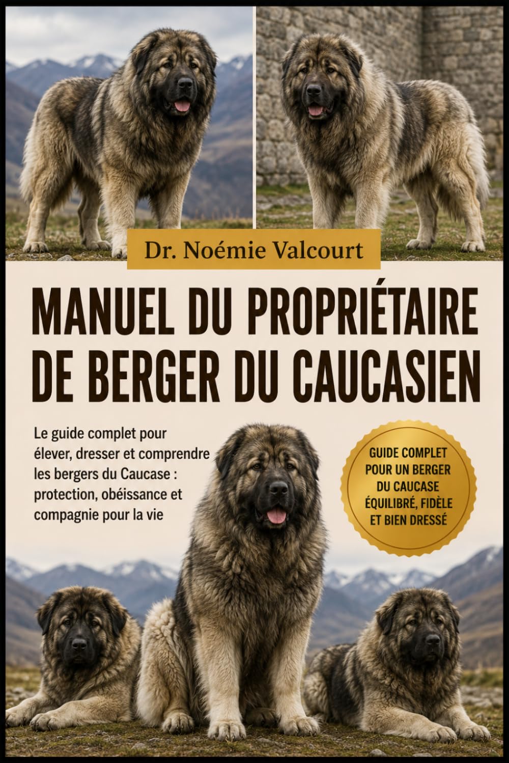MANUEL DU PROPRIÉTAIRE DE BERGER DU CAUCASIEN: Le guide complet pour élever, dresser et comprendre les bergers du Caucase : protection, obéissance et compagnie pour la vie