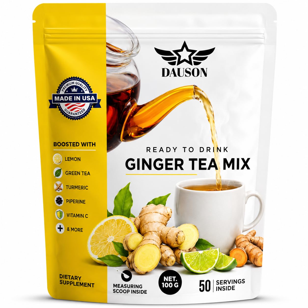 Dauson Ginger Turmeric Tea Powder