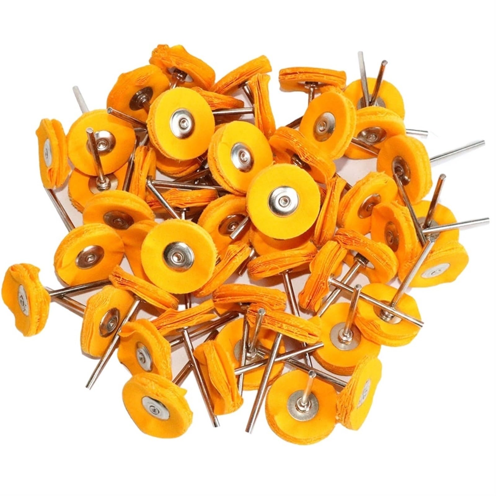 Narzędzia Do Tarcz Polerskich, Tarcze Listkowe Ścierna Tarcza Polerska Filc Wełniany Głowica Szlifierska Podkładka Do Szorowania/50Pcs Thread/2.35Mm Shank