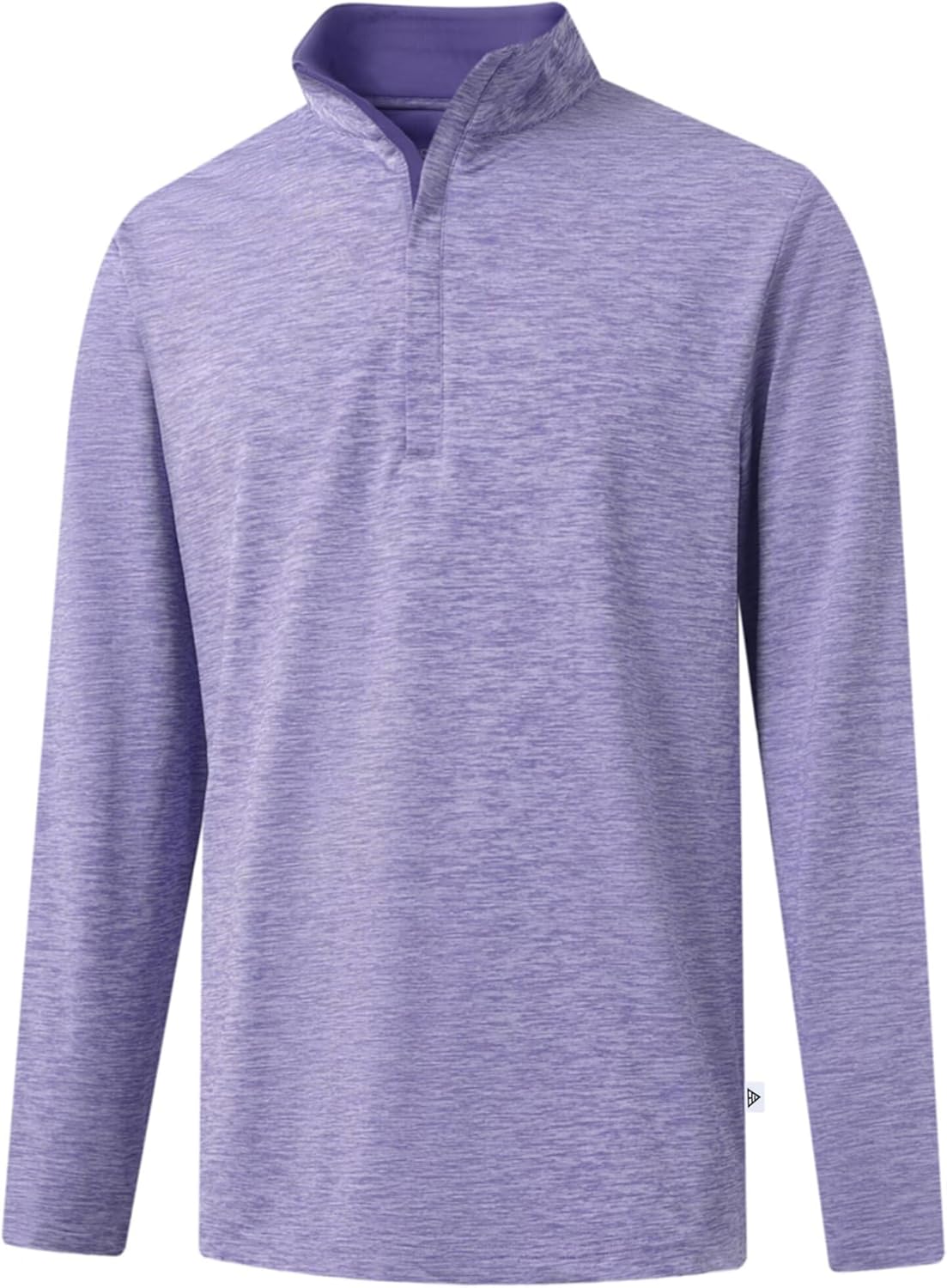 M MAELREG Quarter Zip Pullover Men Dry Fit Brushed Performance Long Sleeve Mock Neck Sports Golf 1/4 Zip Sweatshirts for Men