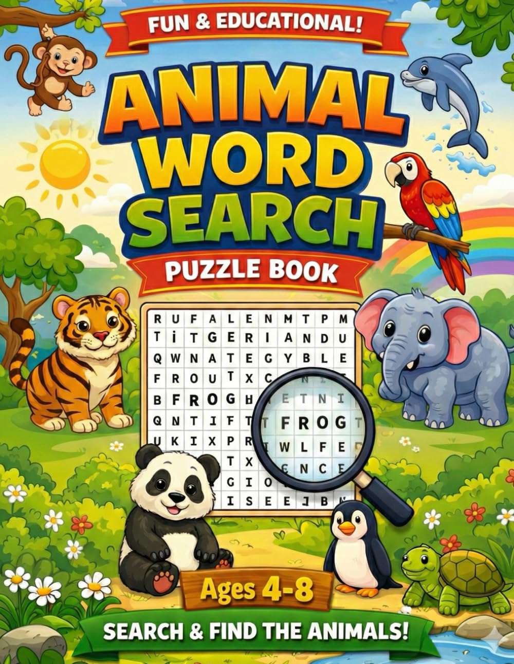 Animal Word Search Adventure for Kids