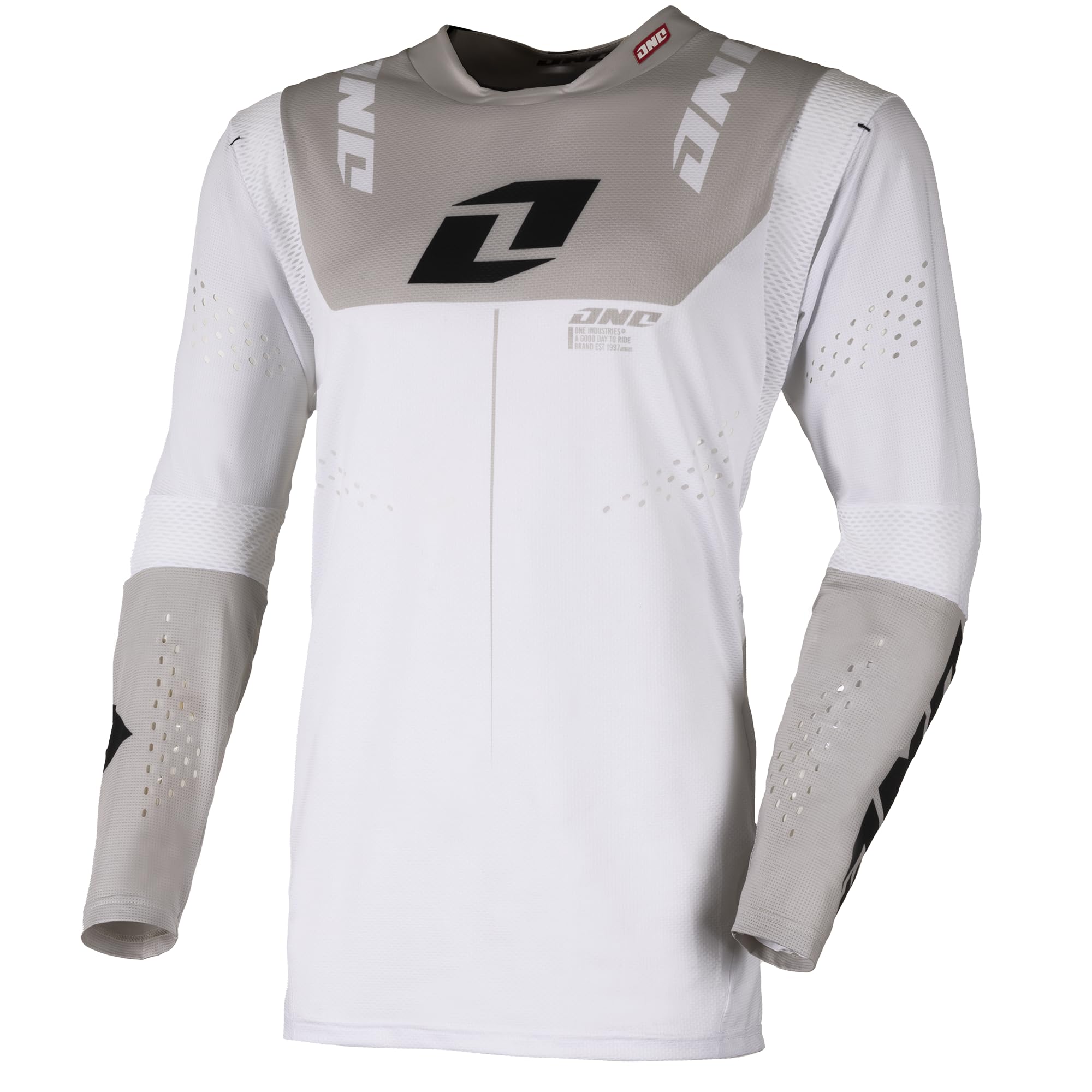One Industries Mens X-197 MX Jersey Whiteout Medium