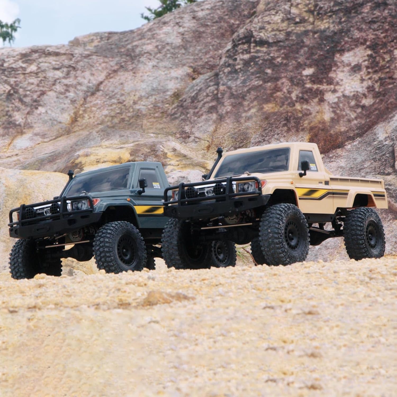 YKHOBBY 1/10 RC Crawler YK41011 4X4 Rock Crawler RTR (Comes with Everything Needed to Run)-Yellow