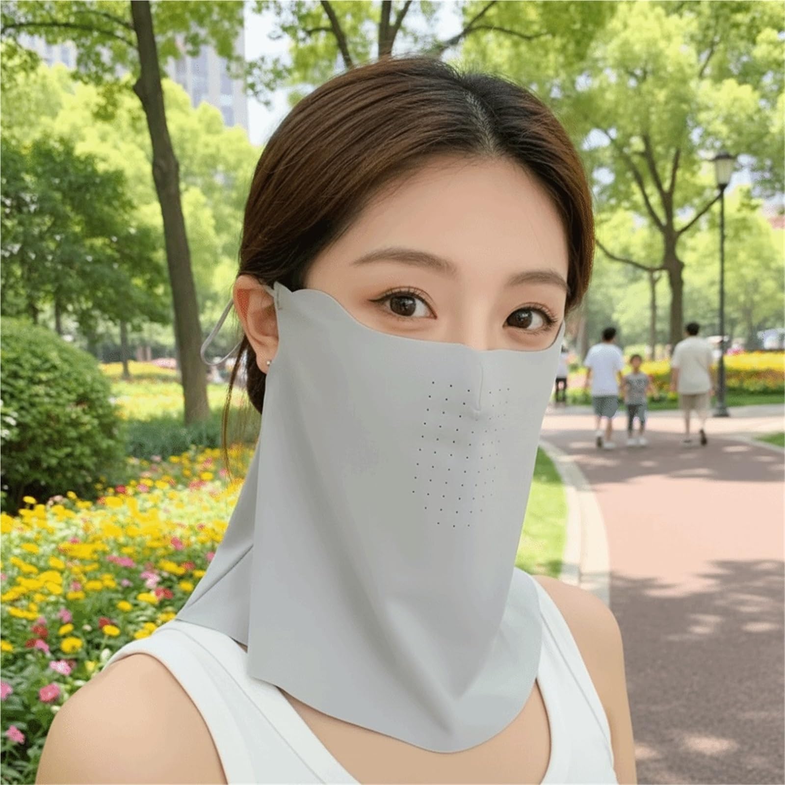 2 protectores faciales finos y transpirables for el cuello Para Excursiones