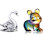 H&D HYALINE & DORA Crystal Figurine Collection Glass Art Animal Sculpture Office Table Centerpiece Ornament