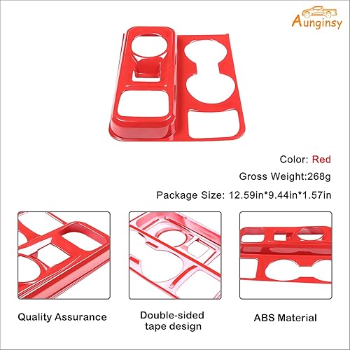 Vista 21 de Cubierta del panel de la caja de cambios de control central del automóvil, compatible con Ford Maverick 2022-2024, cubierta del panel de palanca