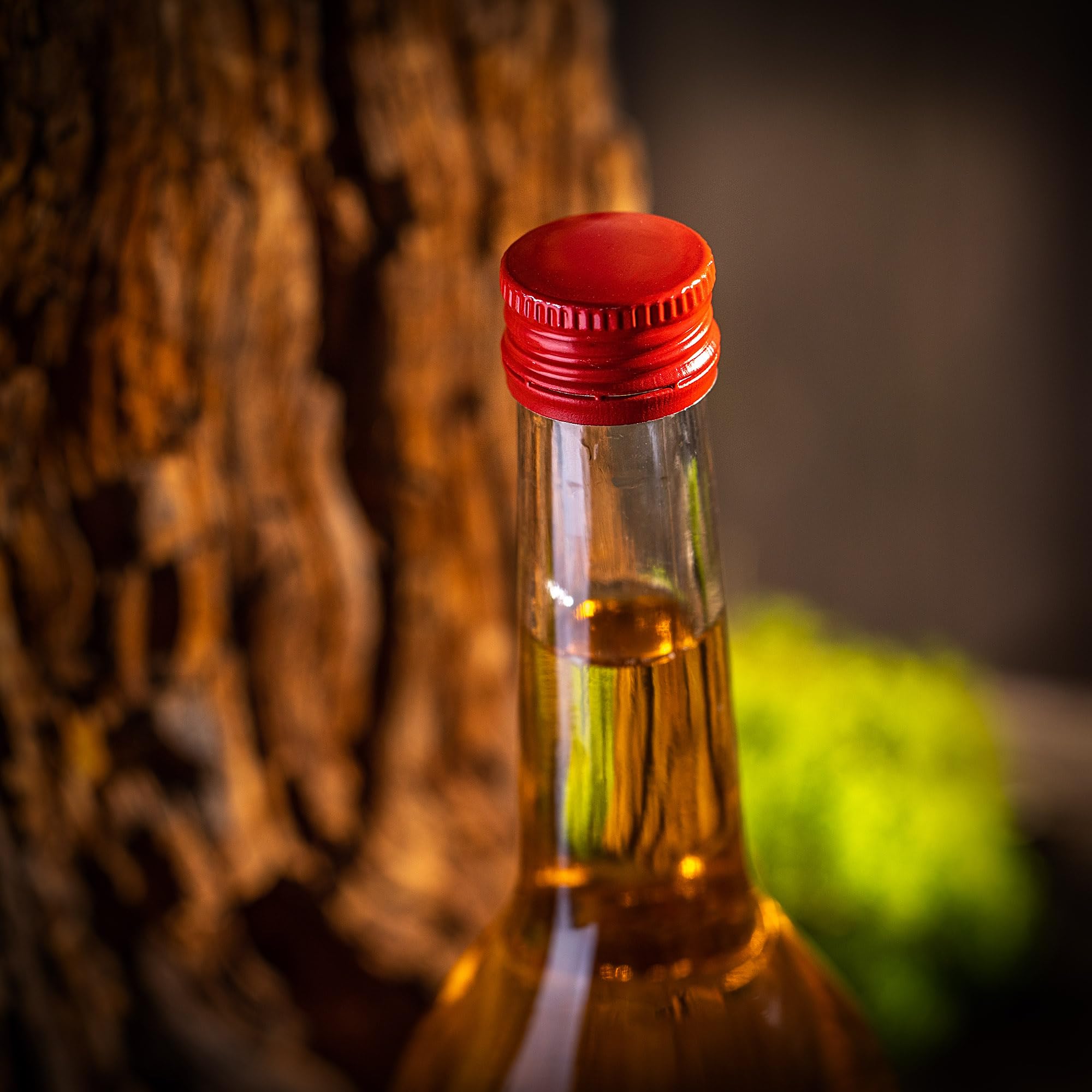 KADAX Juego de 50 botellas de licor de 500 ml, botellas vacías para llenar aceite, vinagre, licor, vino y licor, botellas de cristal, botellas de licor, botellas de zumo (rojo)