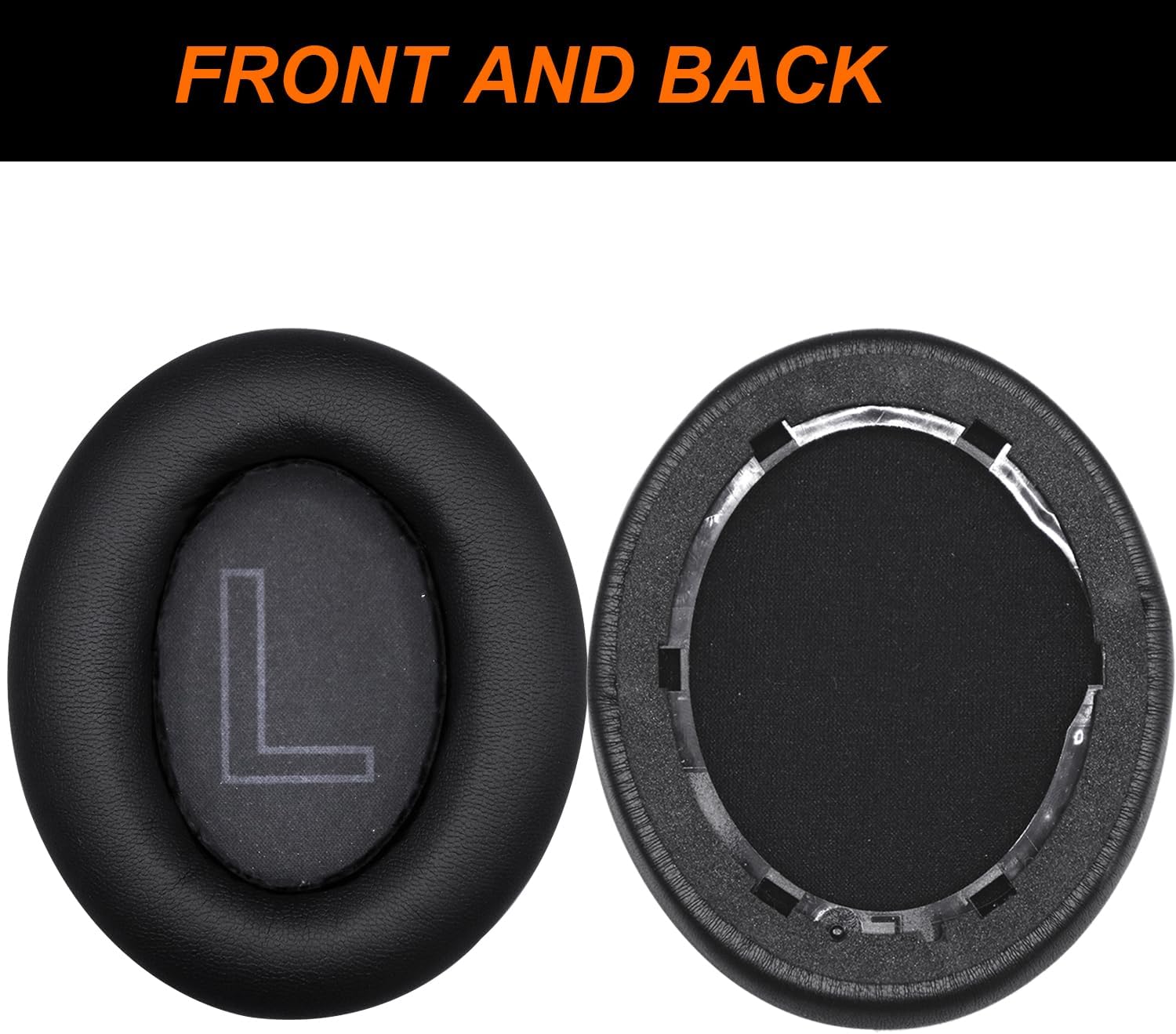 Replacement Ear Pads for Anker Soundcore Life Q20/Q20BT/Q20+ Headphones Accessories, Soundcore by Anker Life Q20 Headphones Earpads with Soft Memory Foam and Protein Leather-Black - Image 5