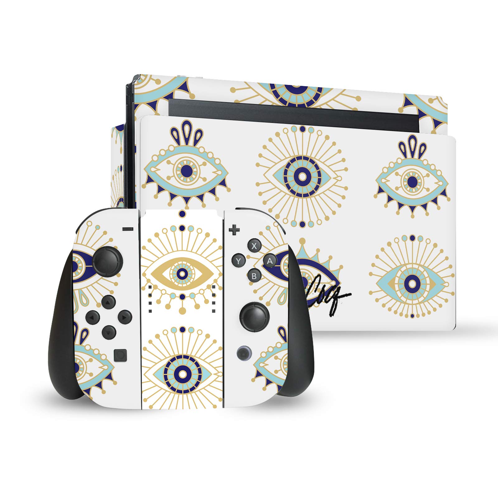 Autocollant Couverture Nintendo Switch - Protégez et Customisez Console, Dock, Joy-Con