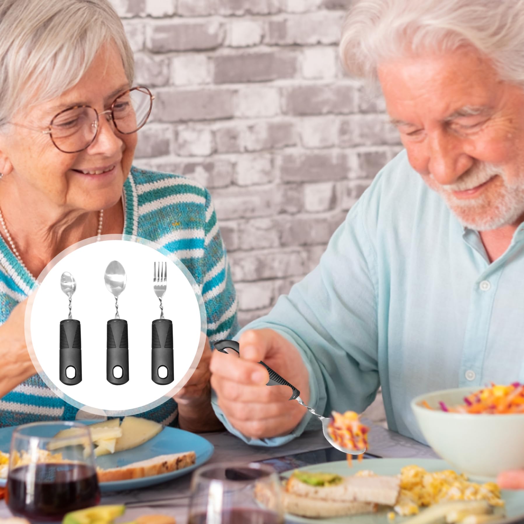 Utensilios adaptativos 3pcs Espejo de acero inoxidable pulido flexible cubiertas curvas portátiles