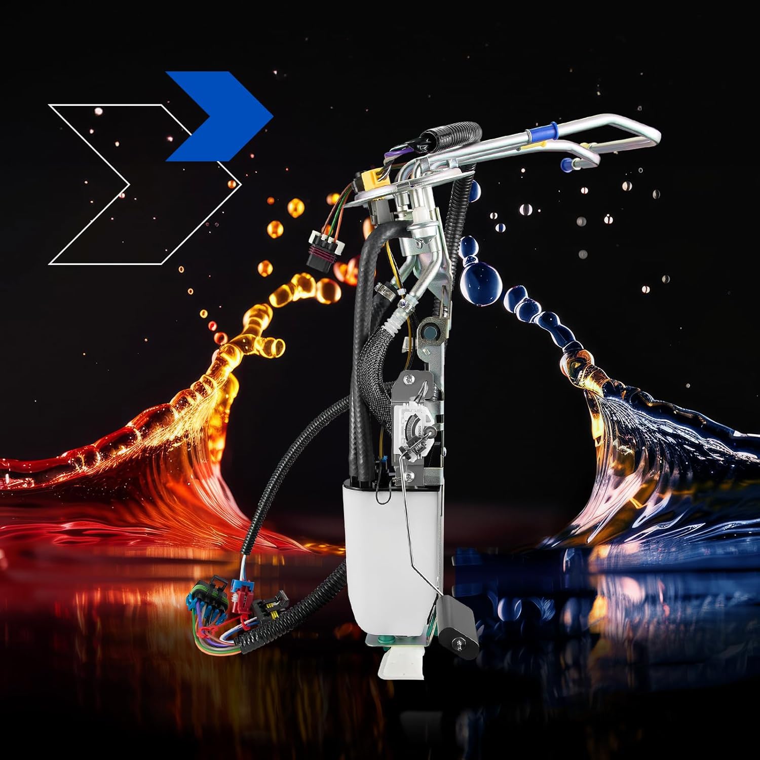 HP10037 Fuel Pump Module Assembly Compatible with Chevrolet Camaro 1998 3.8L V6, Compatible with Pontiac Firebird 1998 3.8L V6, GAS, Replaces P74762M, E3949S