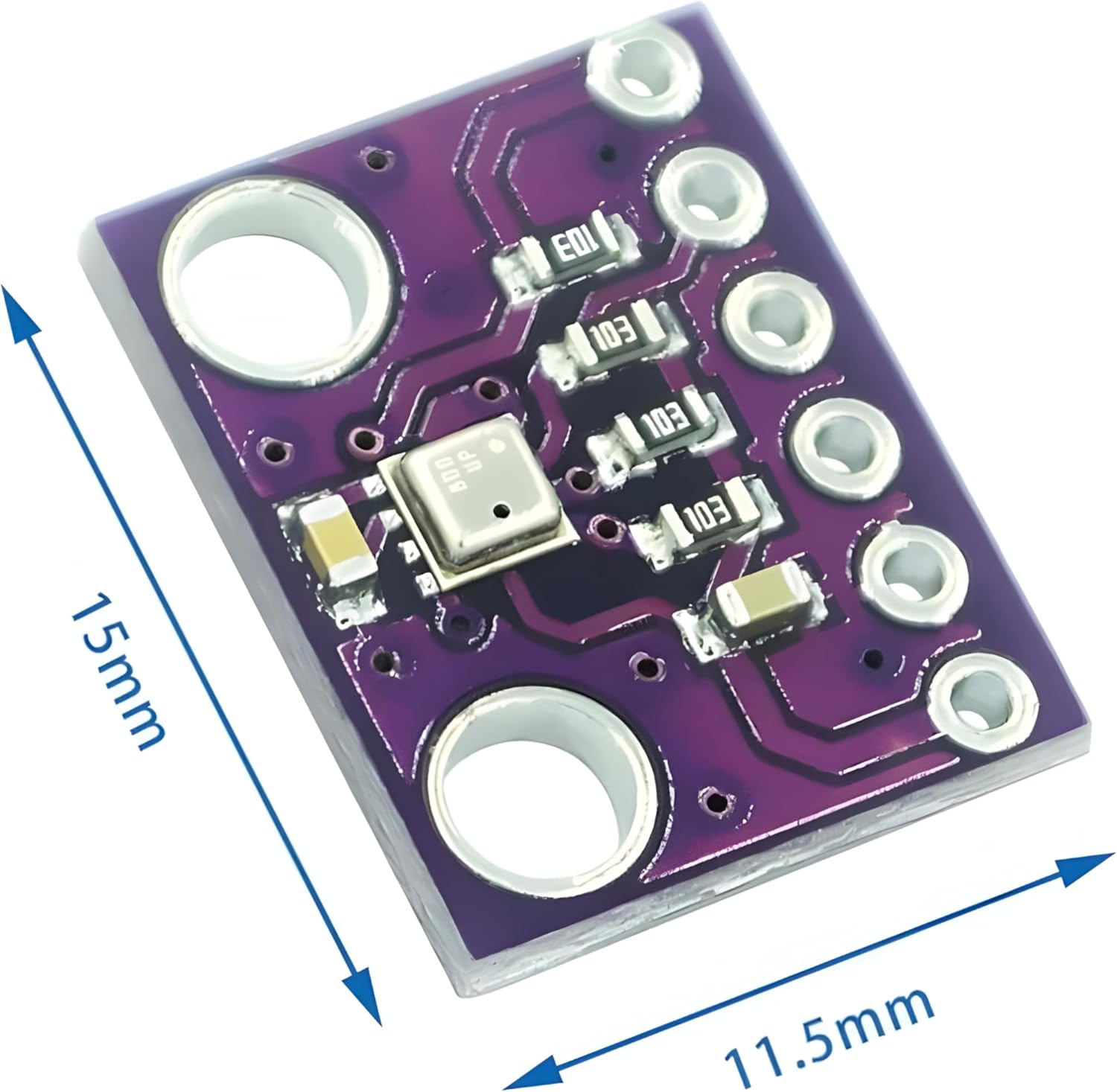 5pcs GY-BME280-3.3 BME280 3.3V High Precision Atmospheric Pressure Sensor Altimeter Module GY-BME280-3.3 Temperature Humidity Sensor Module for Arduino