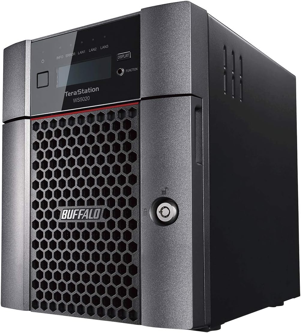 BUFFALO TeraStation WS5420DN 4-Bay Windows Server IoT 2025 Desktop NAS 16TB (4x4TB) w/HDD Included