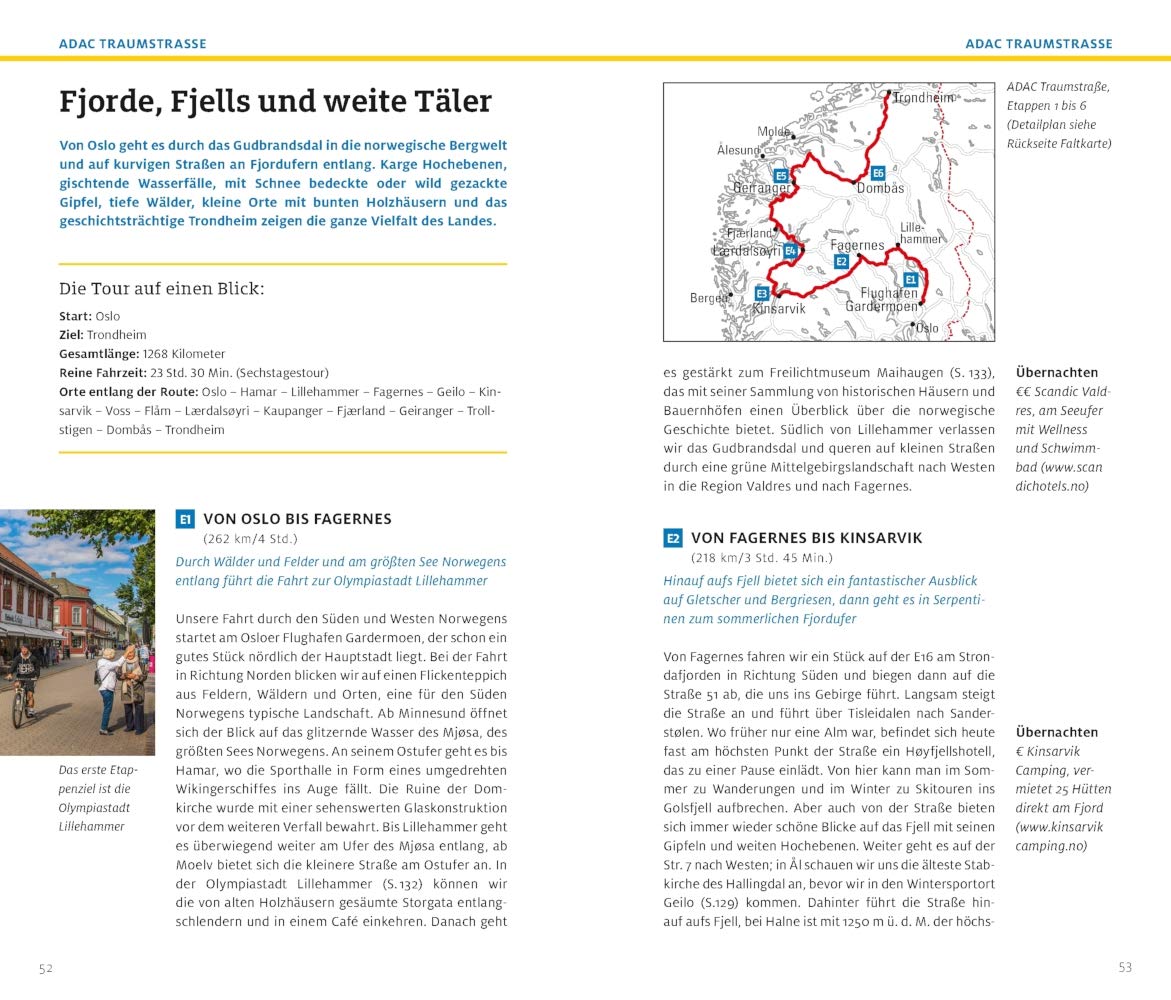 ADAC Reiseführer plus Norwegen: Mit Maxi-Faltkarte und praktischer Spiralbindung