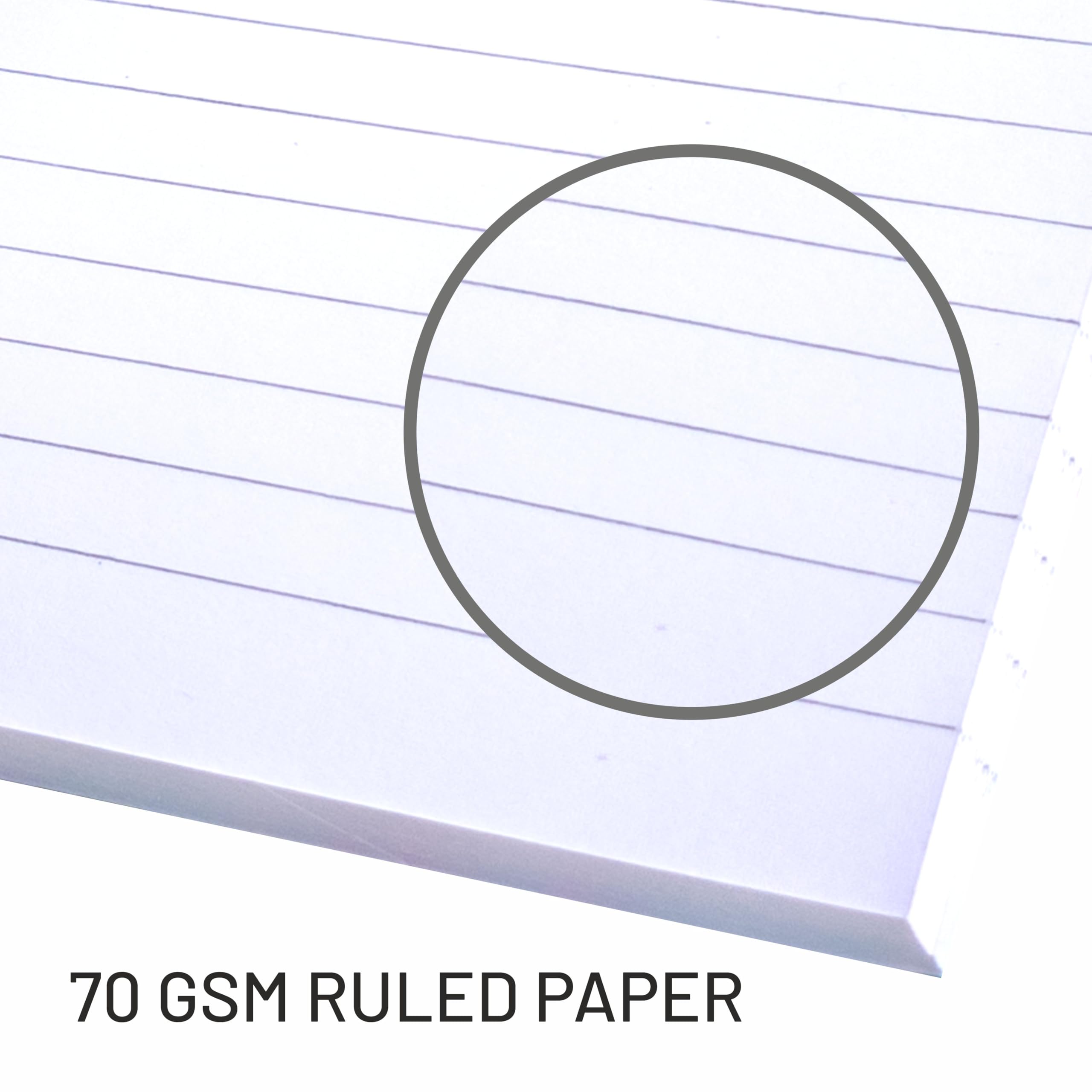 Anupam Eminent Notizbuch, A5, 70 g/m², 40 Blatt (80 Seiten), College-Notizbuch, liniert, spiralförmig, für Arbeit, Schulbedarf, Zuhause und Büro, Schreibtagebuch, 14 x 21 cm