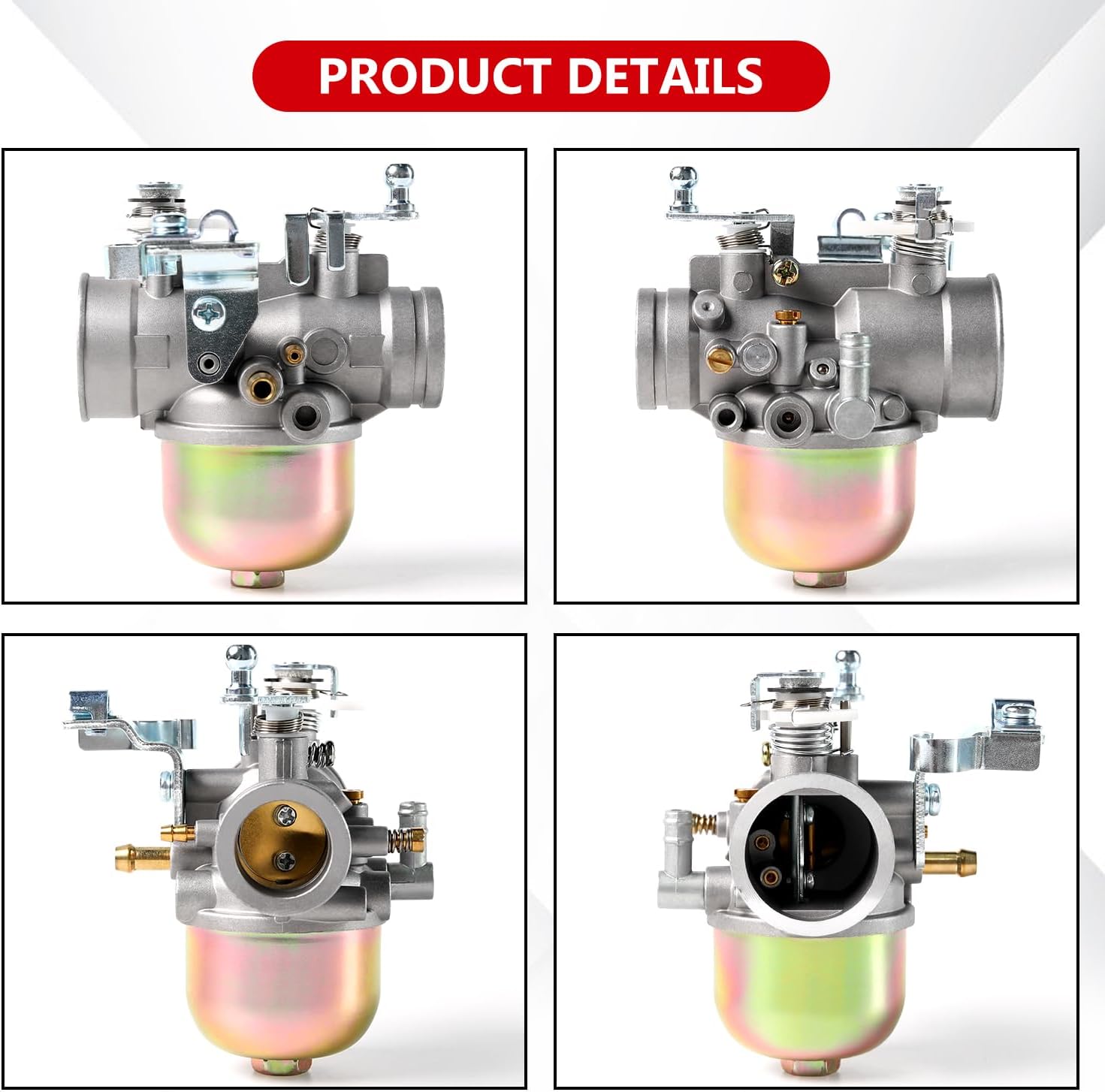 Carburetor Compatible with Yamaha Golf Cart G1 Gas Car 2-Cycle Stroke Engine Club Cars,Carb Replace OEM# J24-14101-01, J24-14101-00, J24-13586