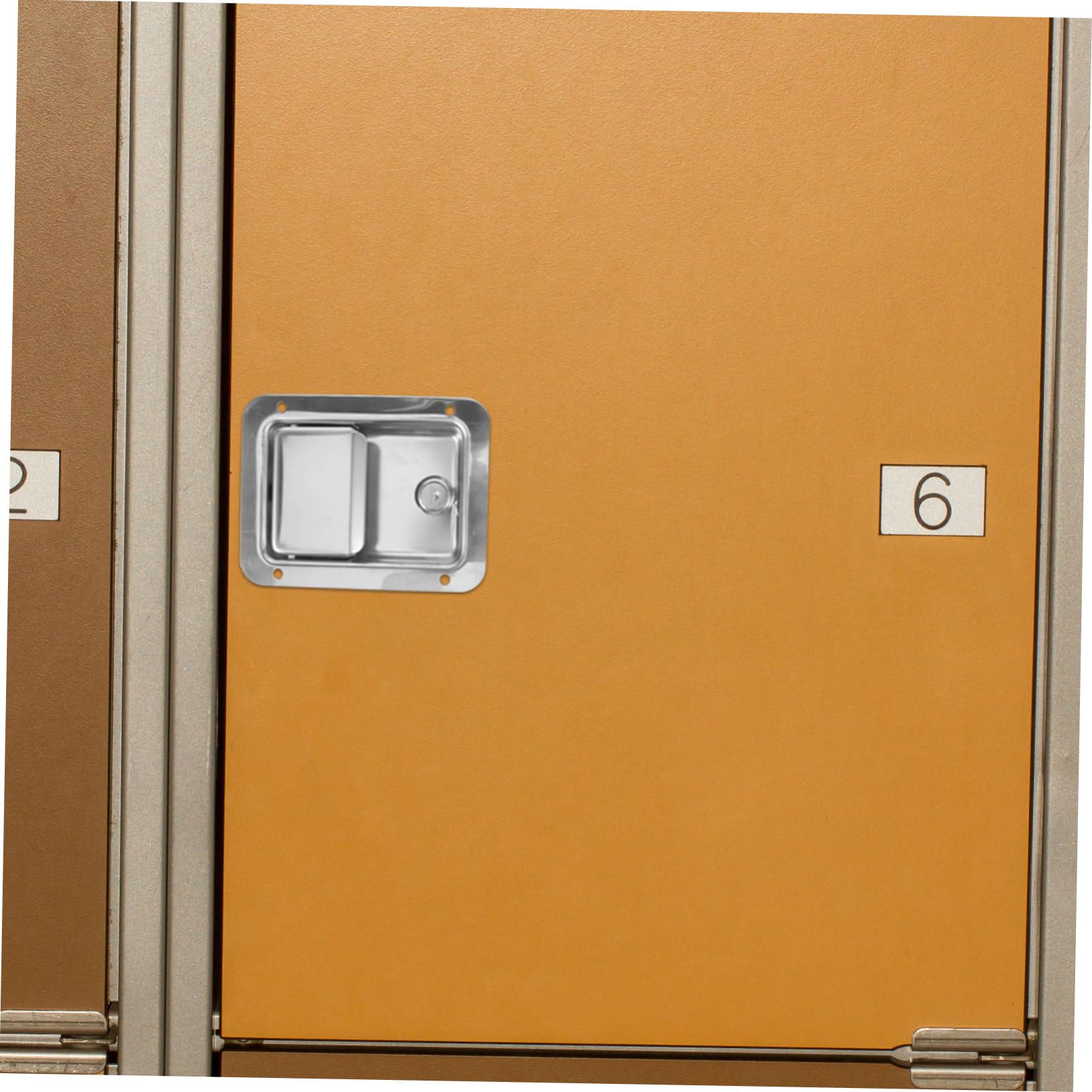Kisangel Cerradura Empotrada de Acero Inoxidable para Remolques y Rv Panel de Bloqueo Resistente para Cajas Herramientas y Armarios Seguridad Antirrobo Versátil y Duradera