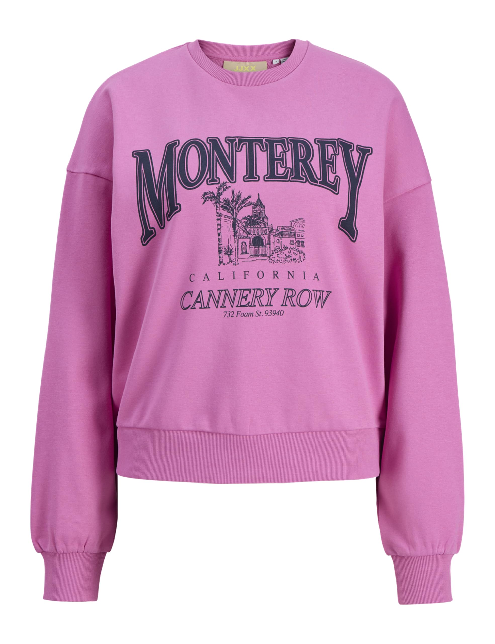 JJXX Damen Jxmerle Spring RLX Short Ls Crew SWT Ln Jxmerle Spring RLX Short Ls Crew SWT Ln (1er Pack)