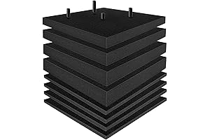 FVIEXE 12"x12" Double Layer Pick and Pluck Foam Inserts (8 Pack)