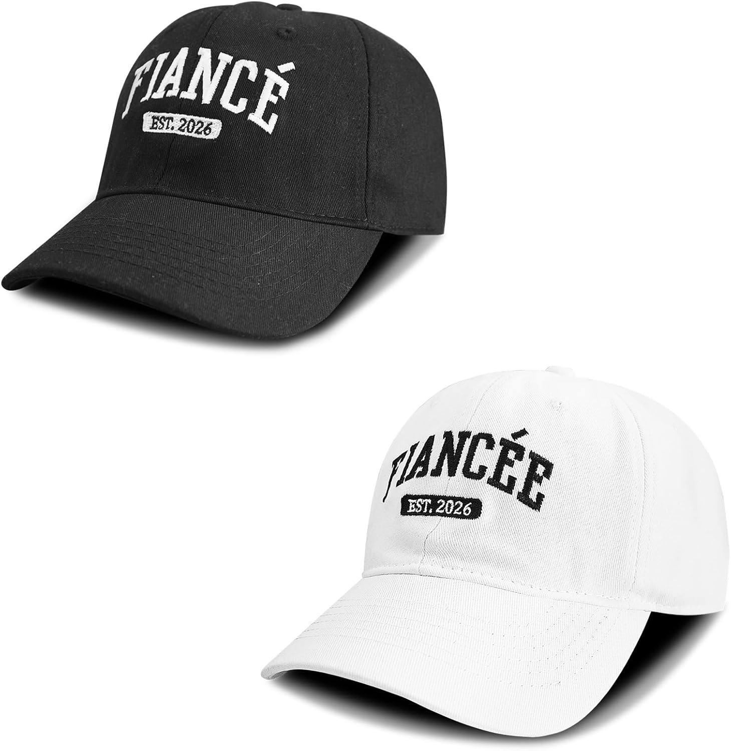 Embroidered Baseball Cap Women Men Engagement Anniversary Honeymoon Wedding Gifts Newlyweds Couples Adjustable Hats