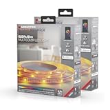 2-Pack Monster 6&period;5-Ft Multicolor LED Light&comma; Smart App&comma; Customizable Settings&comma; Xtreme Easy Assembly