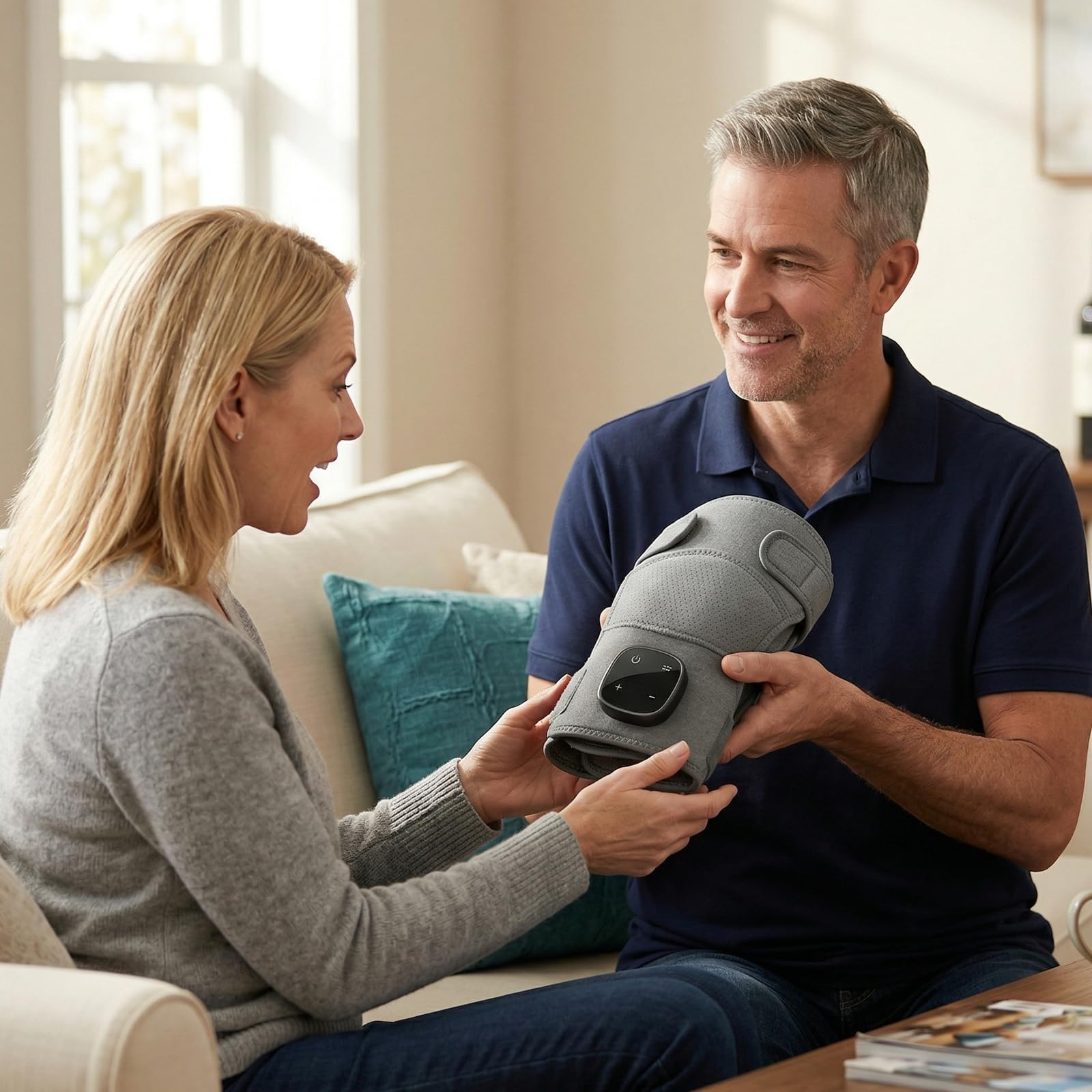 Massaggiatore Per Spalle Triple Method, Massaggiatore Portatile per Spalle E Collo, Shoulder Massager, Tre Impostazioni Regolabili, Allevia Delicatamente Dolore Collo e Spalle