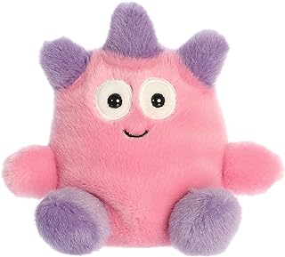 Aurora® Adorable Palm Pals™ Pip Monster™ Stuffed Animal - Pocket-Sized Fun - On-The-Go Play - Pink 5 Inches