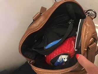Zaino Donna In Pelle PU Impermeabile - Piccolo, Multifunzione, A Spalla O Tracolla, Per Viaggi E Lavoro, Nero
