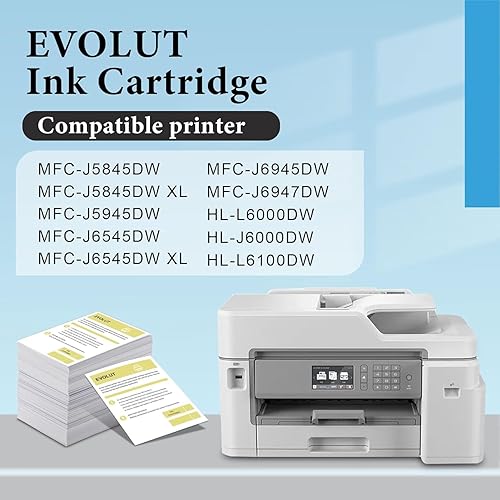 Miniatura 2 de LC3037 - Cartuchos de tinta de súper alto rendimiento (paquete de 4, 1 negro/1 cian/1 magenta/1 amarillo) - Juego de cartuchos de tinta compatibles