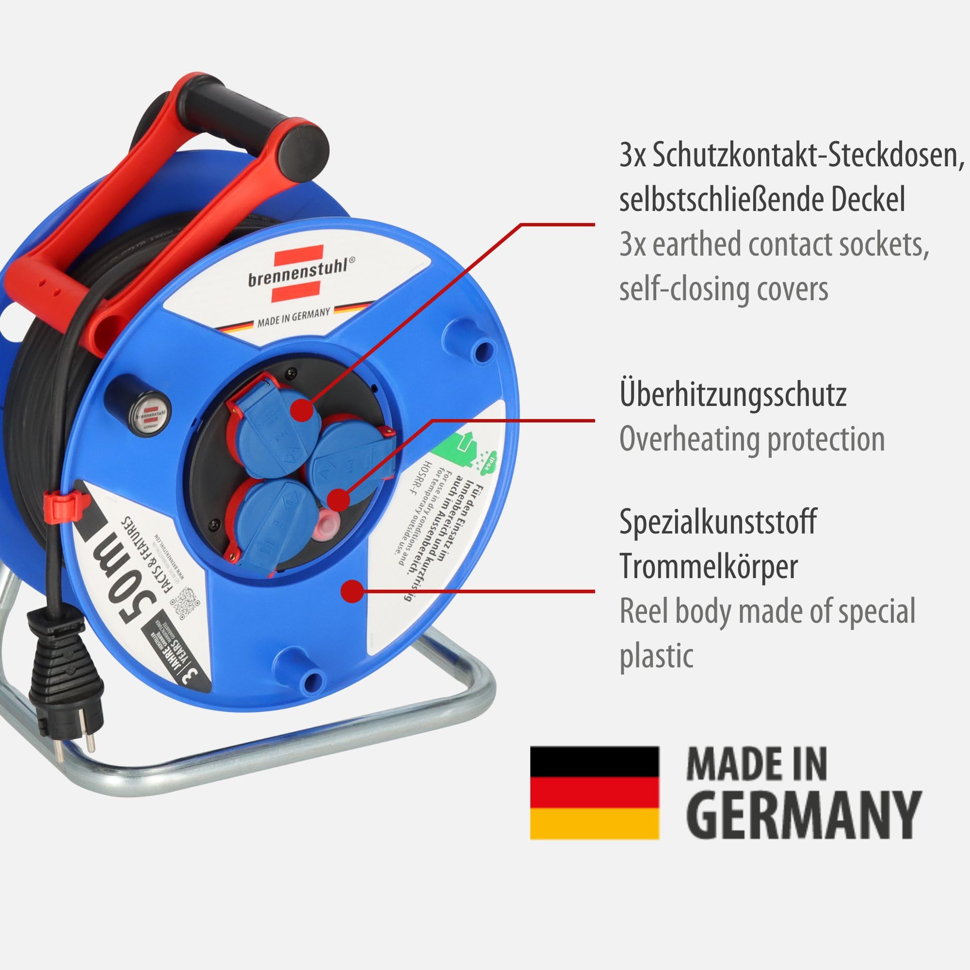 Brennenstuhl 1208230 - Alargador de cables