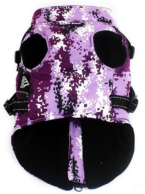 Foto 5 de 6 de BABYDOG Abrigo Chaqueta para Perro Grande, Caliente para Mascotas, Prenda de Vestir Invierno Con Forro Polar