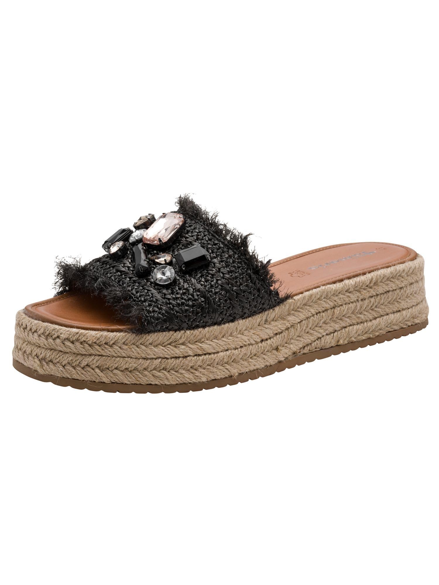 Tamaris Women's mule with wedge heel black 5.5 UK