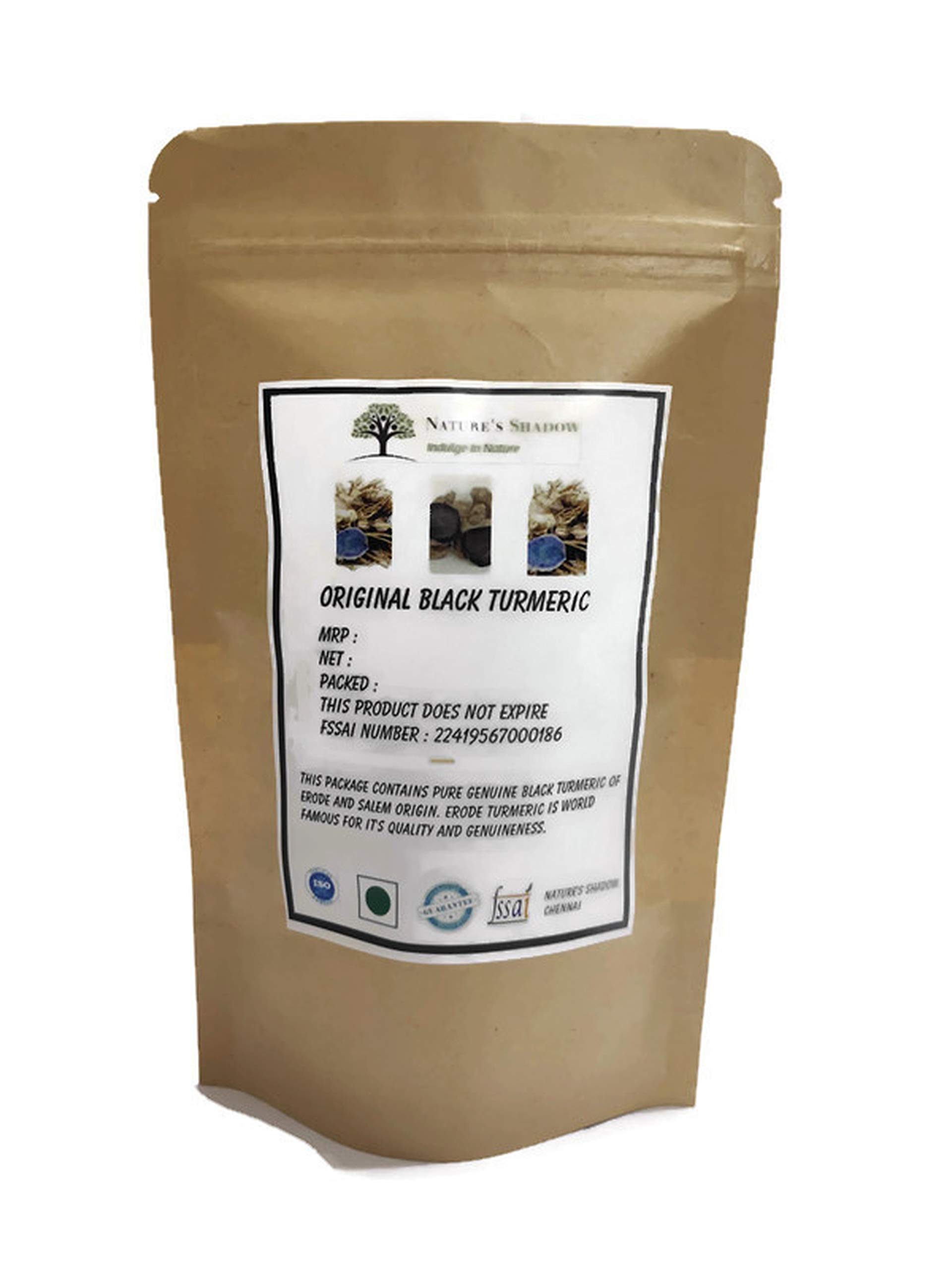 Nature's Shadow - Pure Original Black Turmeric - Erode Origin (100 Grams)