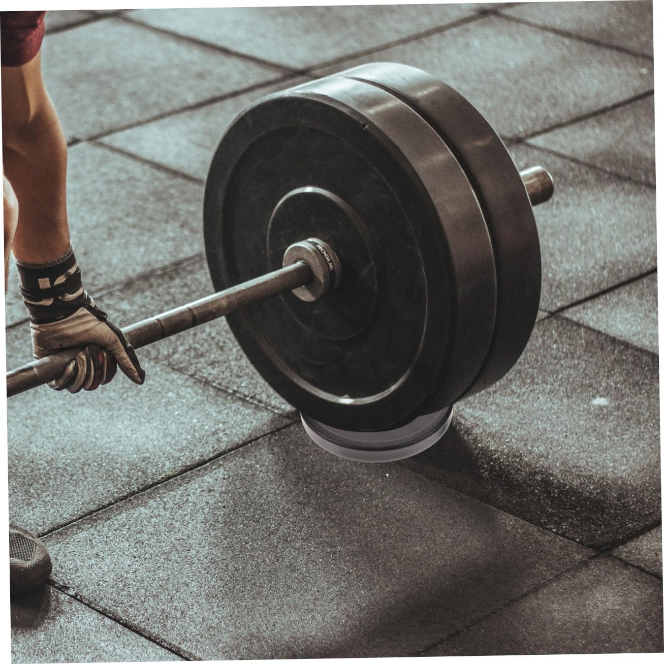 4pcs Gym Mats Garage Floor Protectors Non-Slip Exercise Mat for Equipment Floor Coasters for Furniture