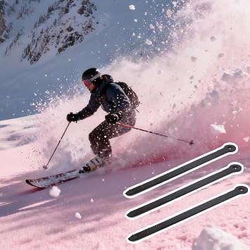 Multipurpose Ski Binding Replacement Strap High Elastic Snowboard Binding Ladder Strap Binding Ski Ankle Strap