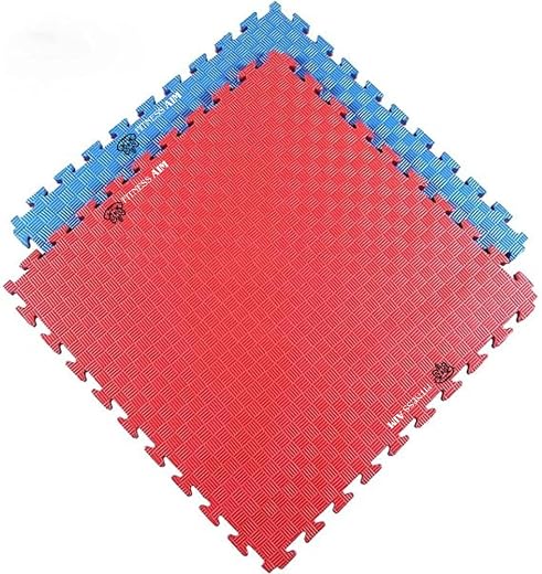 FITNESS AIM EVA Exercise Mat, Interlocking Floor mats, Size (42in X 42in X 35mm), Reversible Gym Floor, Kabaddi, Playing, 