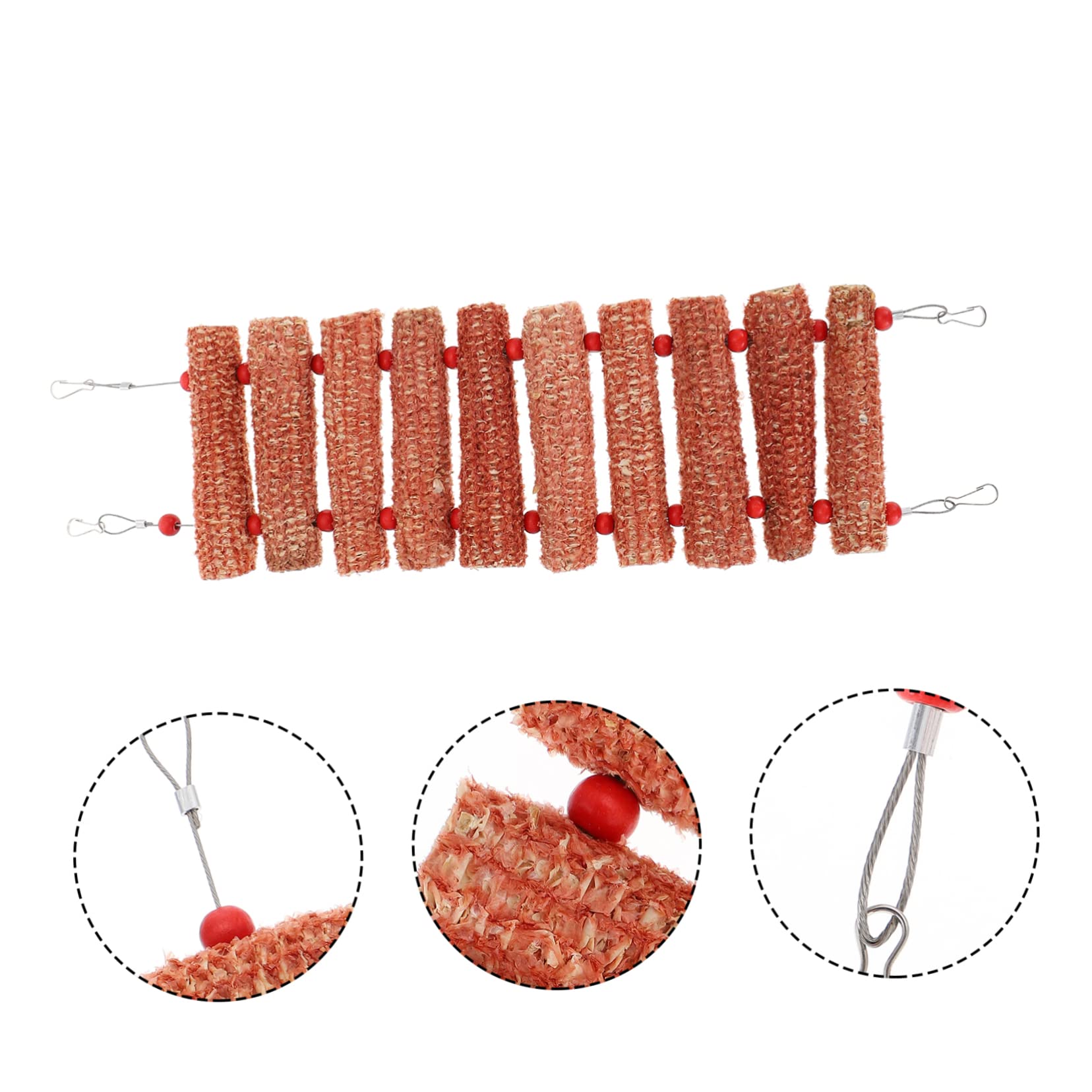 SUPVOX 3pezzi Giocattolo Mais Per Piccoli Animali Domestici Accessorio Per Conigli e Criceti Gioco Per Mantenere Agilità e Salute Resistente e Sicuro Divertente e Utile Per Molarità