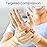 FREETOO Compression Gloves for Crocheting, Therapy Neuropathy for Women Men for Nerve Pain, Trigger Finger Gloves for Night Sleeping, Gaming, Daily Use, Arthritis, Swelling Skin L