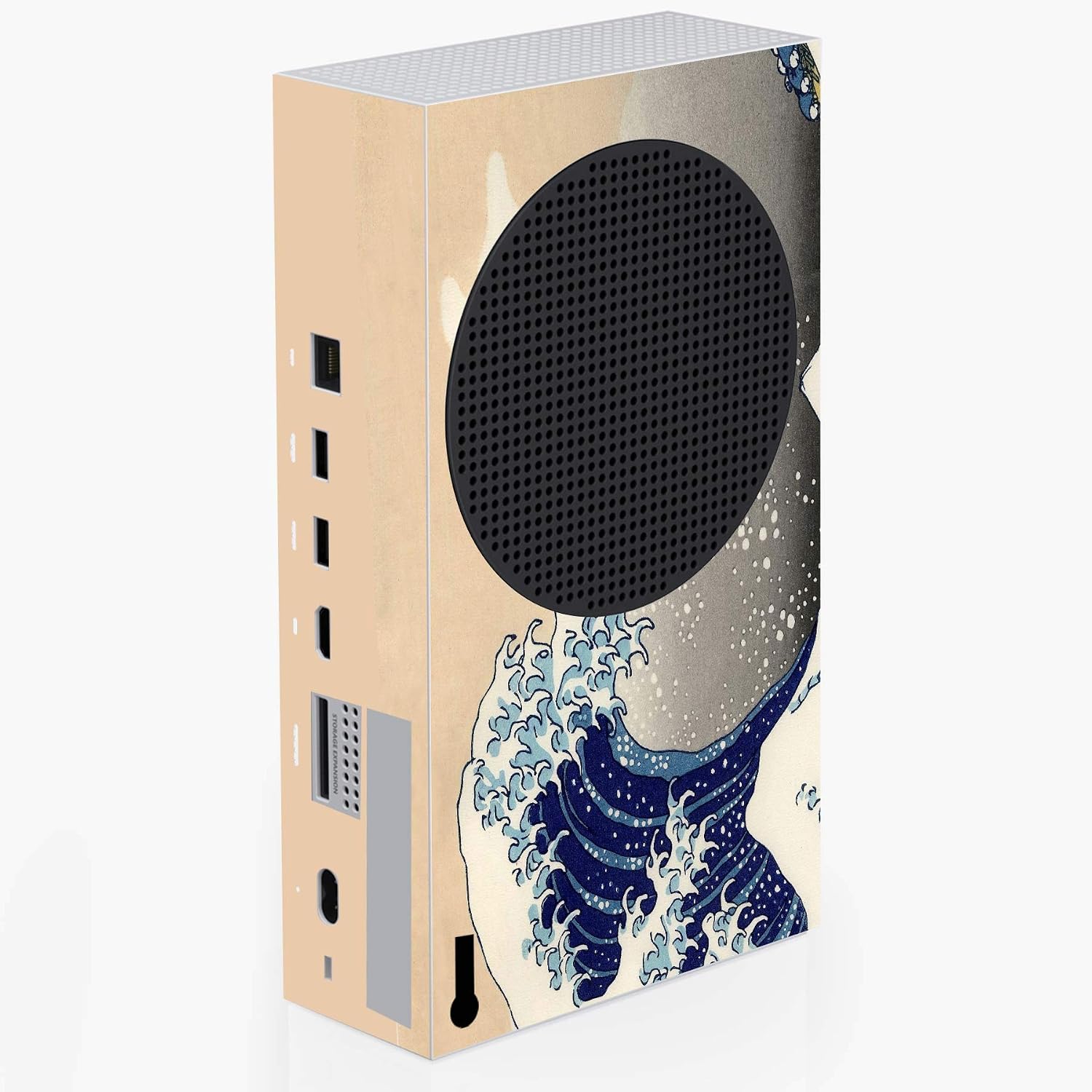 PlayVital The Great Wave Custom Vinyl Skins for Xbox Series S, Wrap Decal Cover Stickers for Xbox Series S Console Controller