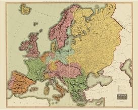 ArtDirect Europe after Congress of Vienna Austria Hungary Unframed Art Print Giclee Poster by Thomsson - Ready for Framing with Customization Sizes 10x8, 14x11, 20x16, 30x24, 45x36, and 60x48 Inches