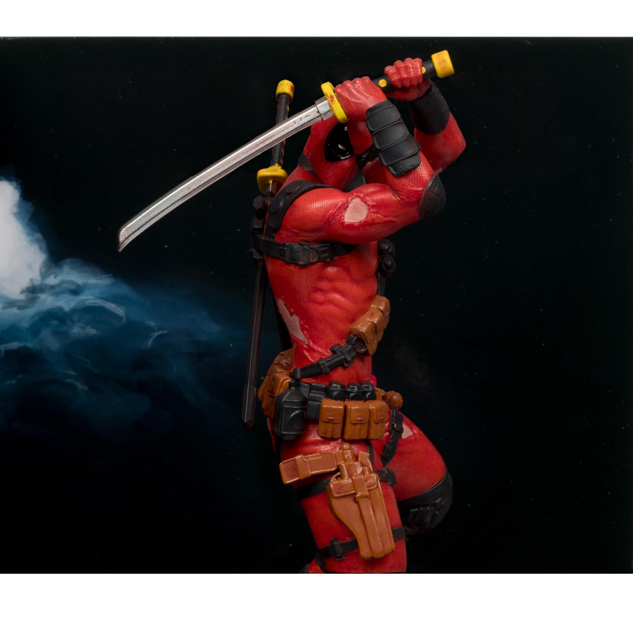 McFarlane Toys - Marvel Deadpool - Coleccionable a Escala 1:10 con Escena (Deadpool #1)